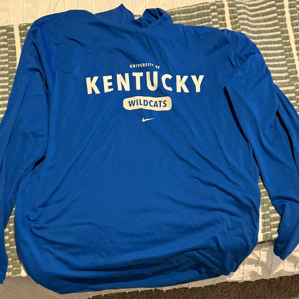 Nike University of Kentucky Wildcats Dri-FIT Long Sleeve hoodie Shirt